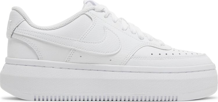 Кроссовки Nike Wmns Court Vision Alta 'Triple White', белый