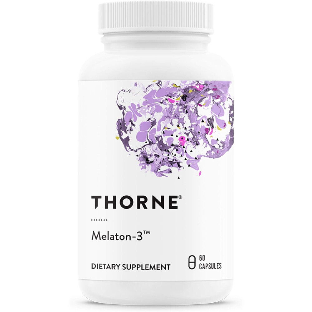

Мелатонин 3-3 мг Thorne, 60 капсул