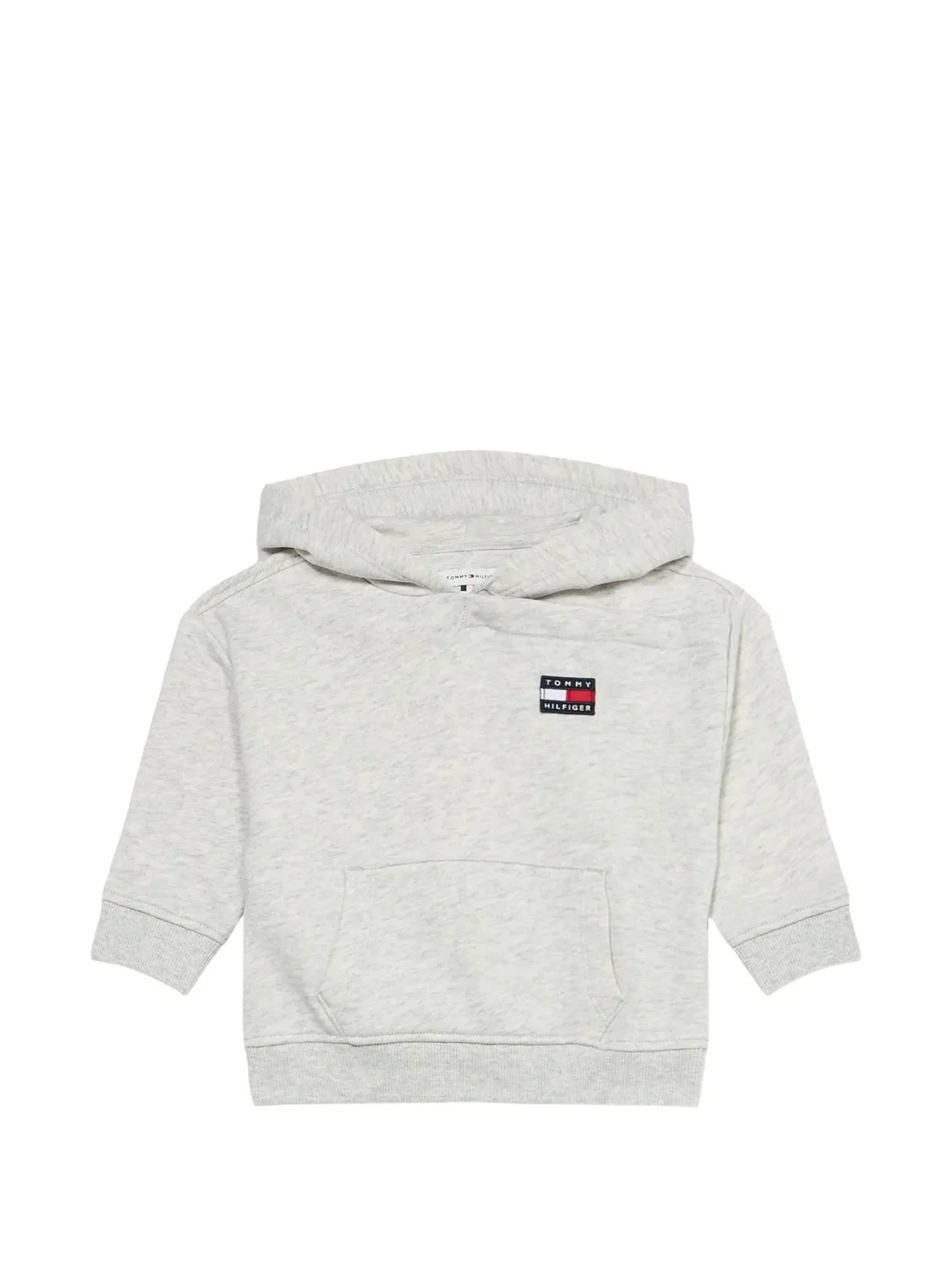 Худи хлопковое серое Tommy Hilfiger, серый