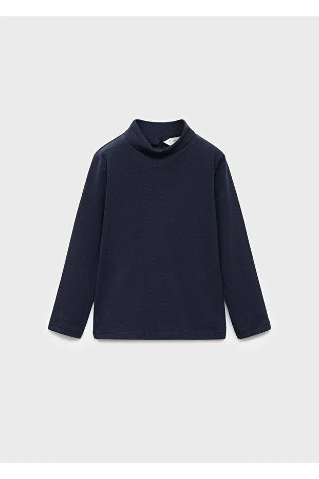 Детская футболка с длинным рукавом Mango Baby, Navy Blue