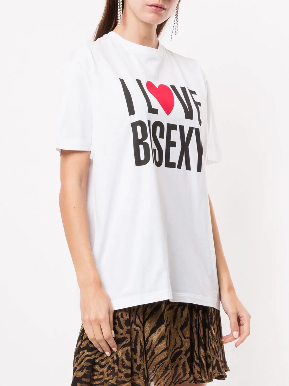 Футболка с принтом I Love Bisexy Dsquared2, белый — фото 3