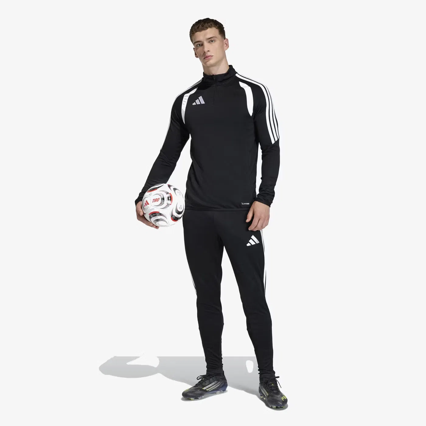 Штаны тренировочные с логотипом Tiro26 League Adidas, черный — фото 4