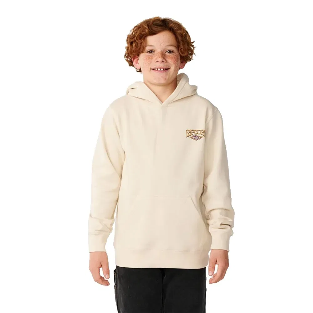Детский свитшот для мальчиков с принтом Air Shred Hood Rip curl, Beige