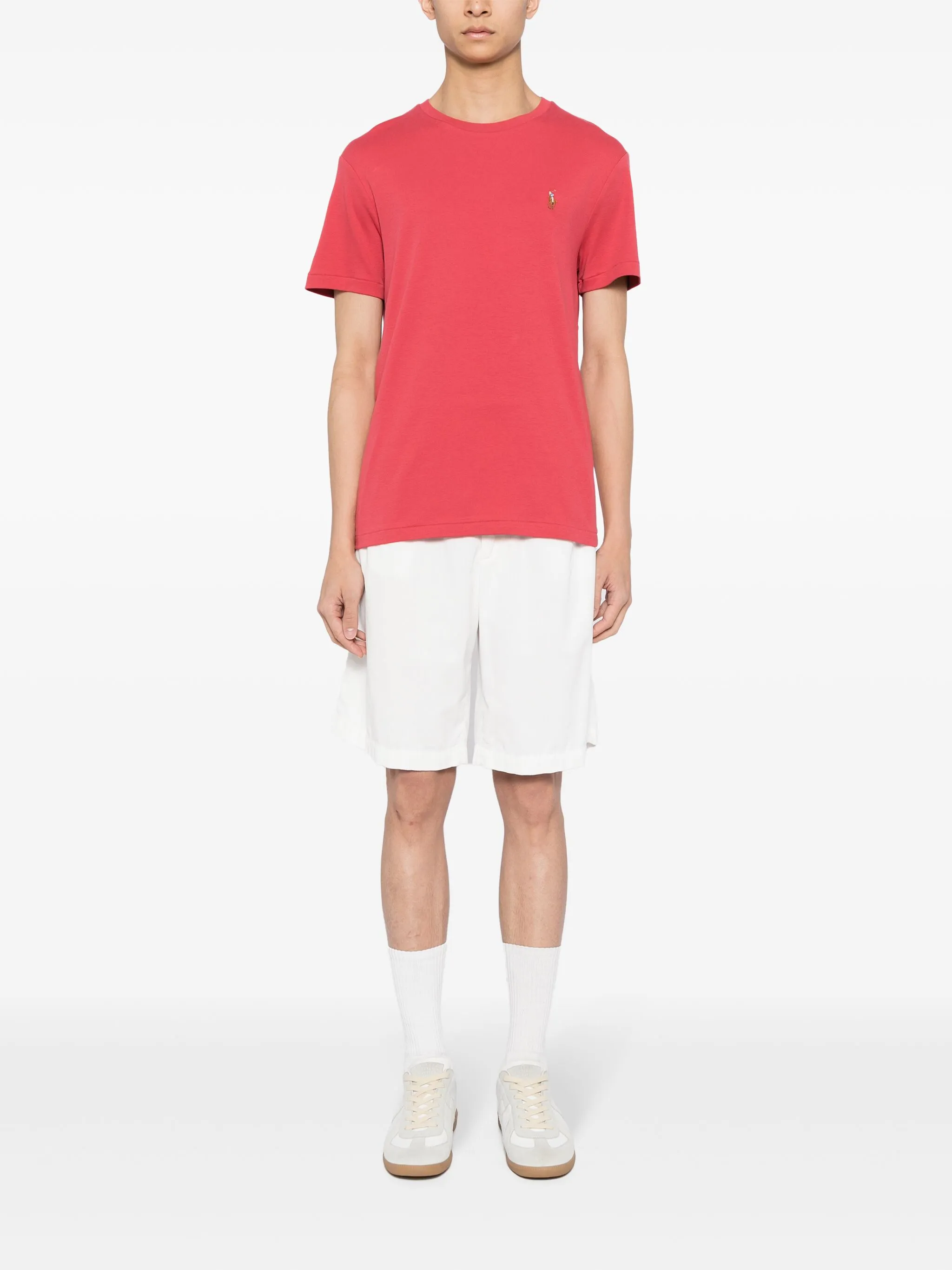 Футболка Polo Pony Polo Ralph Lauren, красный — фото 2
