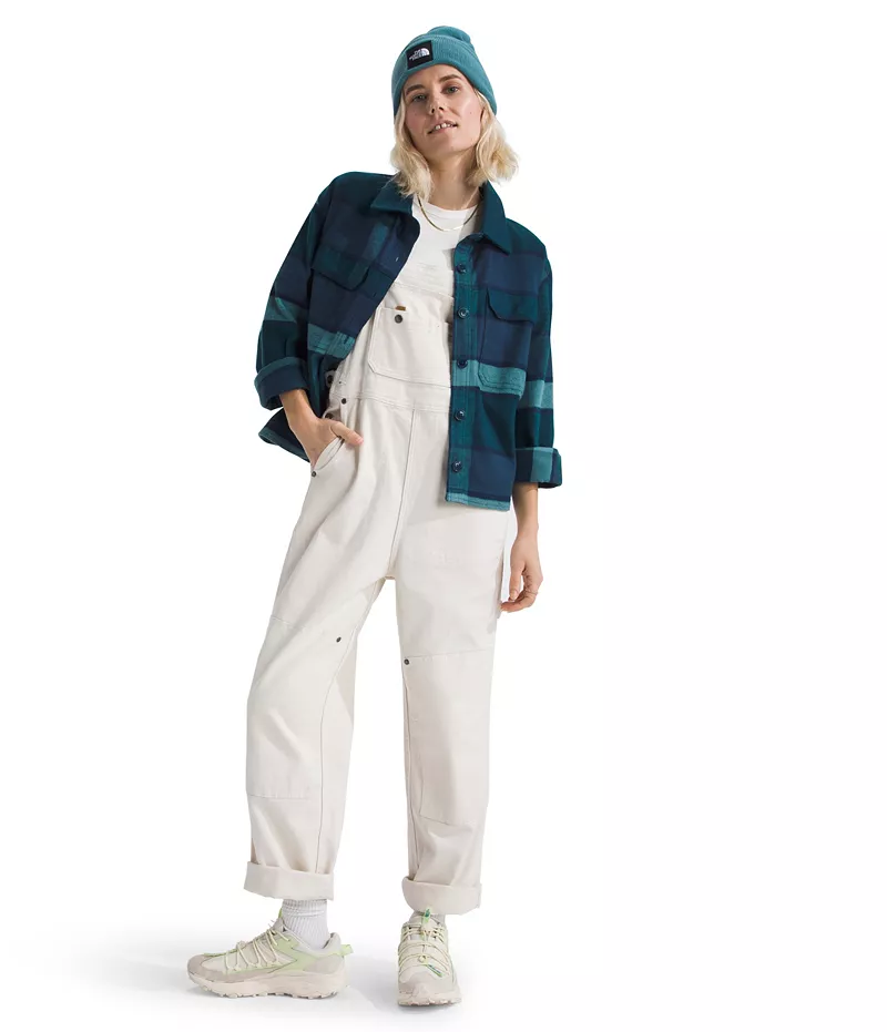 

Женская фланелевая рубашка The North Face Valley, цвет Algae Blue Small Plaid