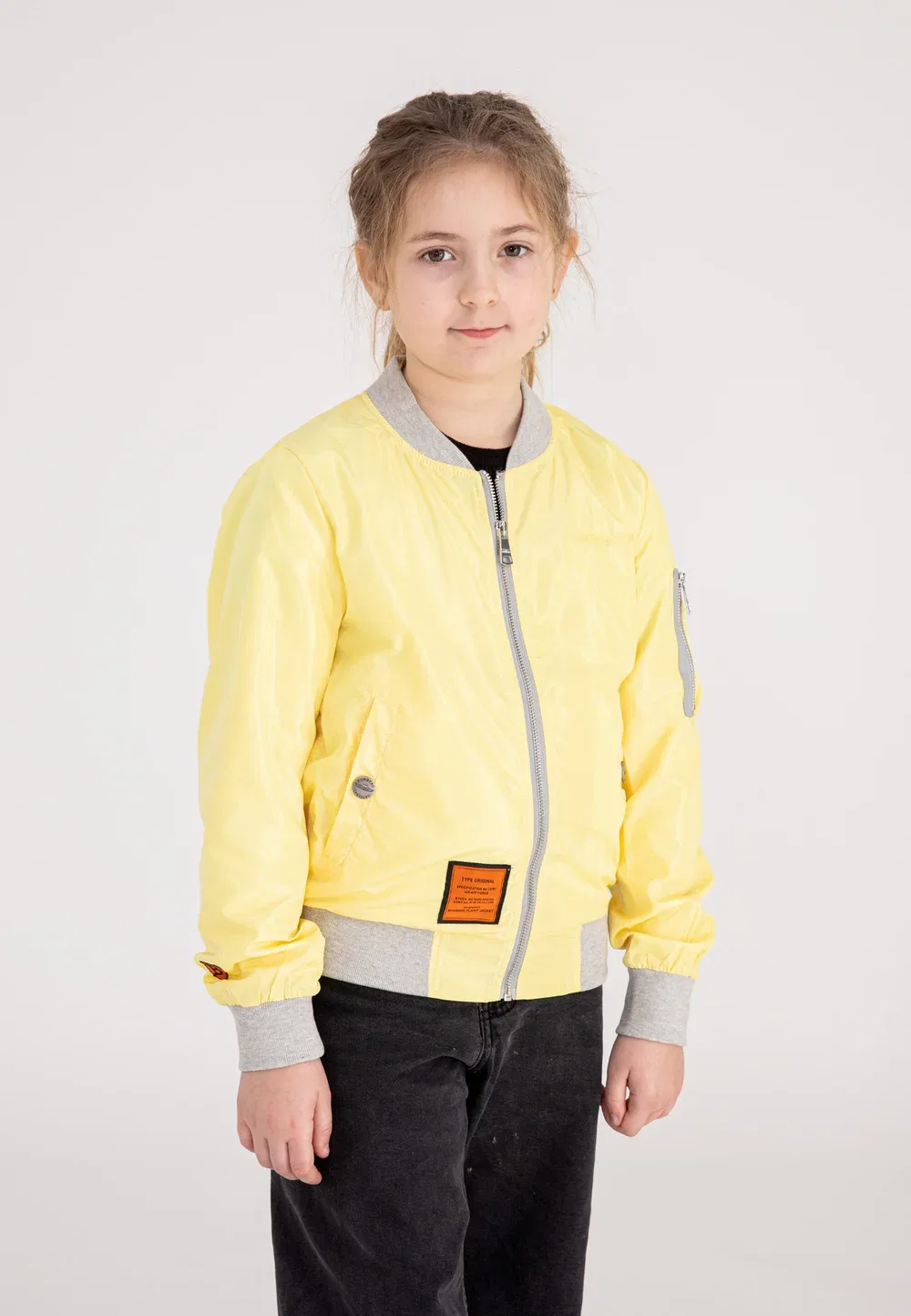 Ma1-Kids - куртка-бомбер Bombers, Light Yellow — фото 4