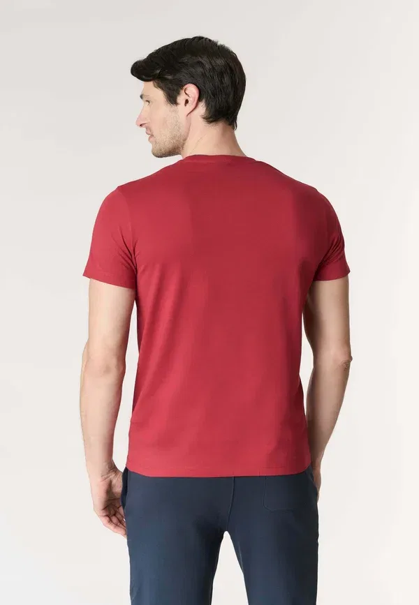 Футболка хлопковая Print t-shirt U.S. Polo Assn., Rosso, красный — фото 3