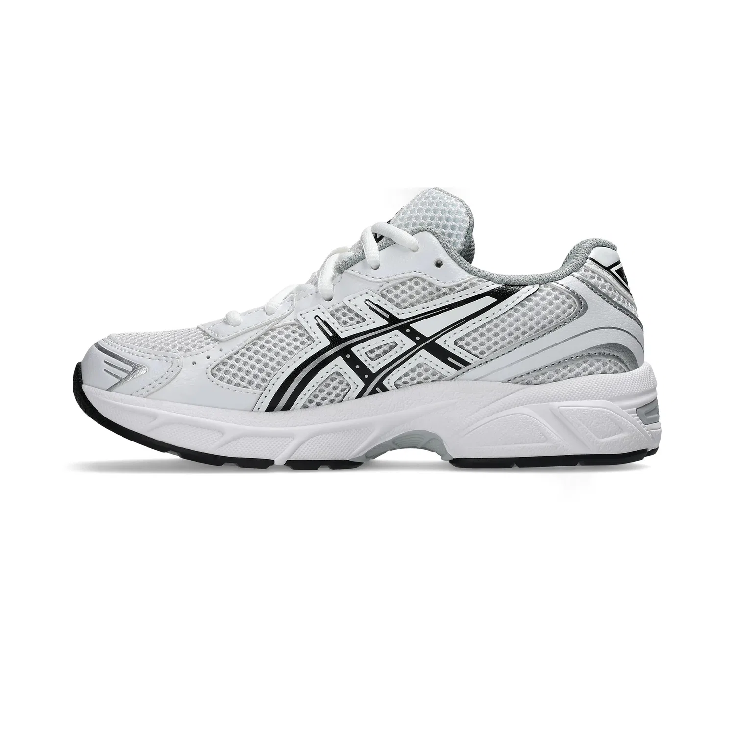 Детские кроссовки с технологией GEL ASICS SportStyle, White/Black — фото 3