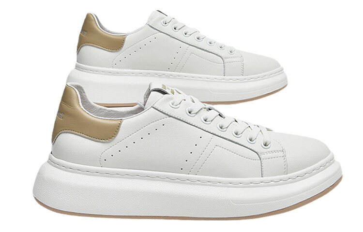 Кроссовки FAIRWHALE Stylish Skateboarding Shoes Unisex Low-top, черный/белый — фото 3