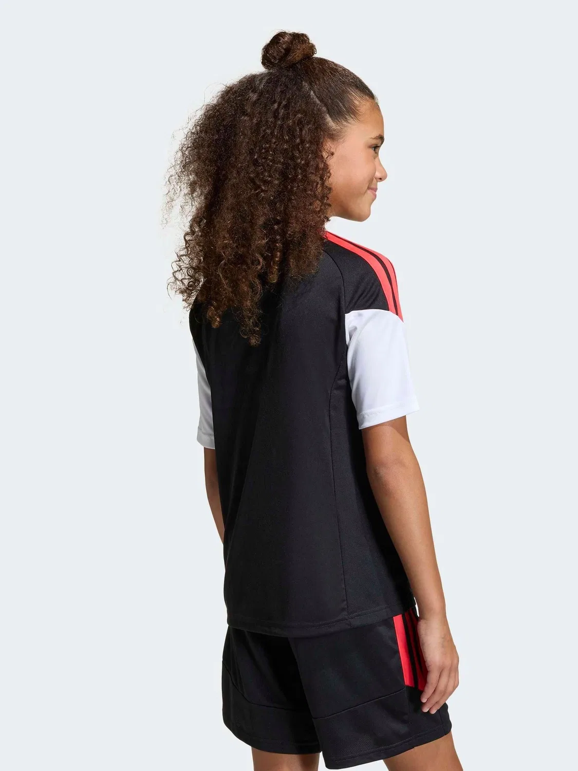 Футбольная джерси Tiro 26 League adidas, черный/оранжевый — фото 2