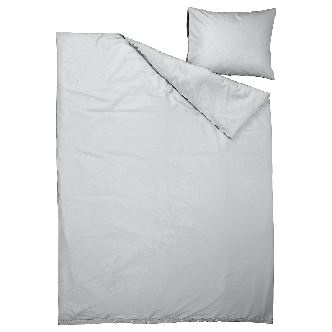Комплект постельного белья Ikea Piltandvinge, 2 предмета, 150х200/50x60 см, серый — фото 2