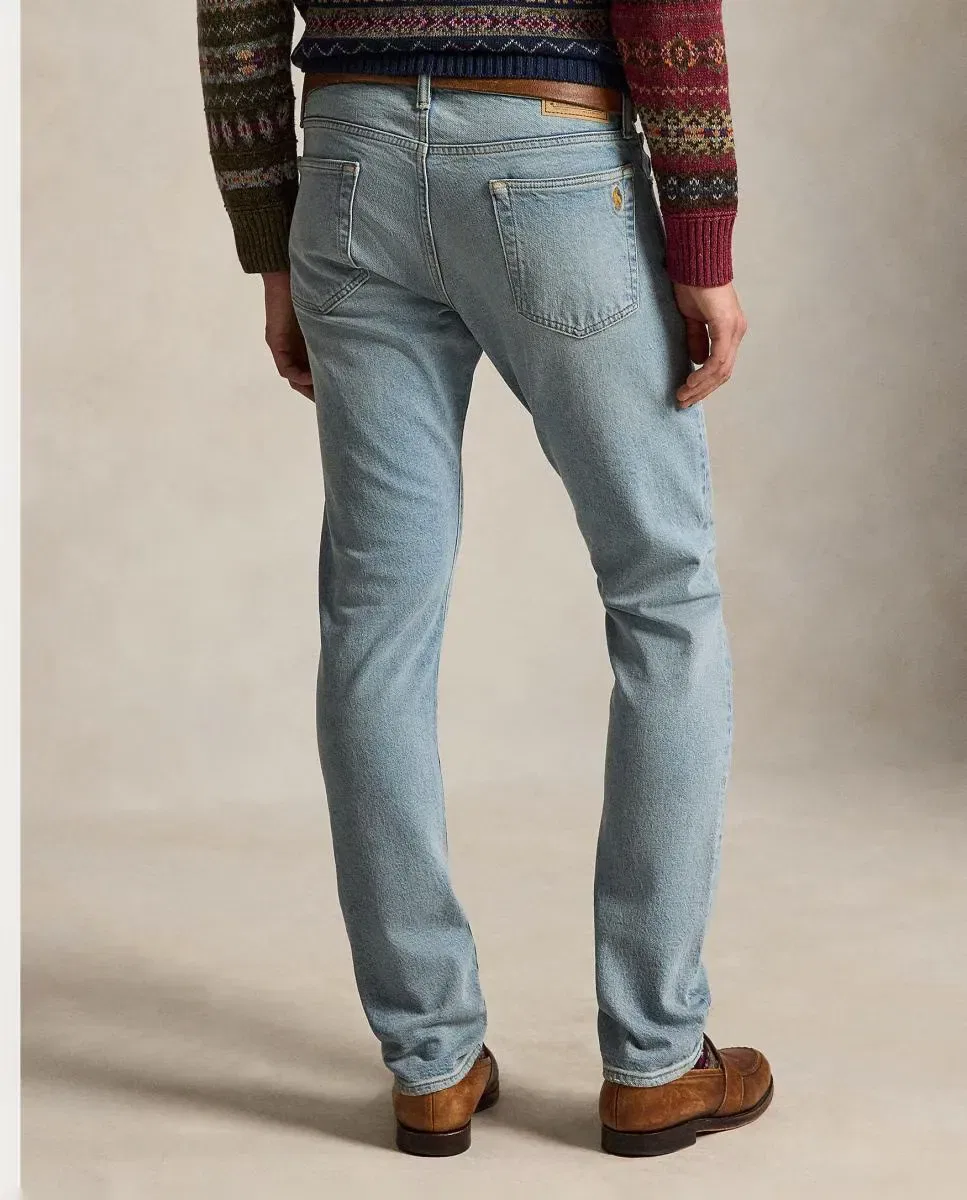 Мужские джинсы skinny с эластаном Polo Ralph Lauren, Azul Índigo — фото 3