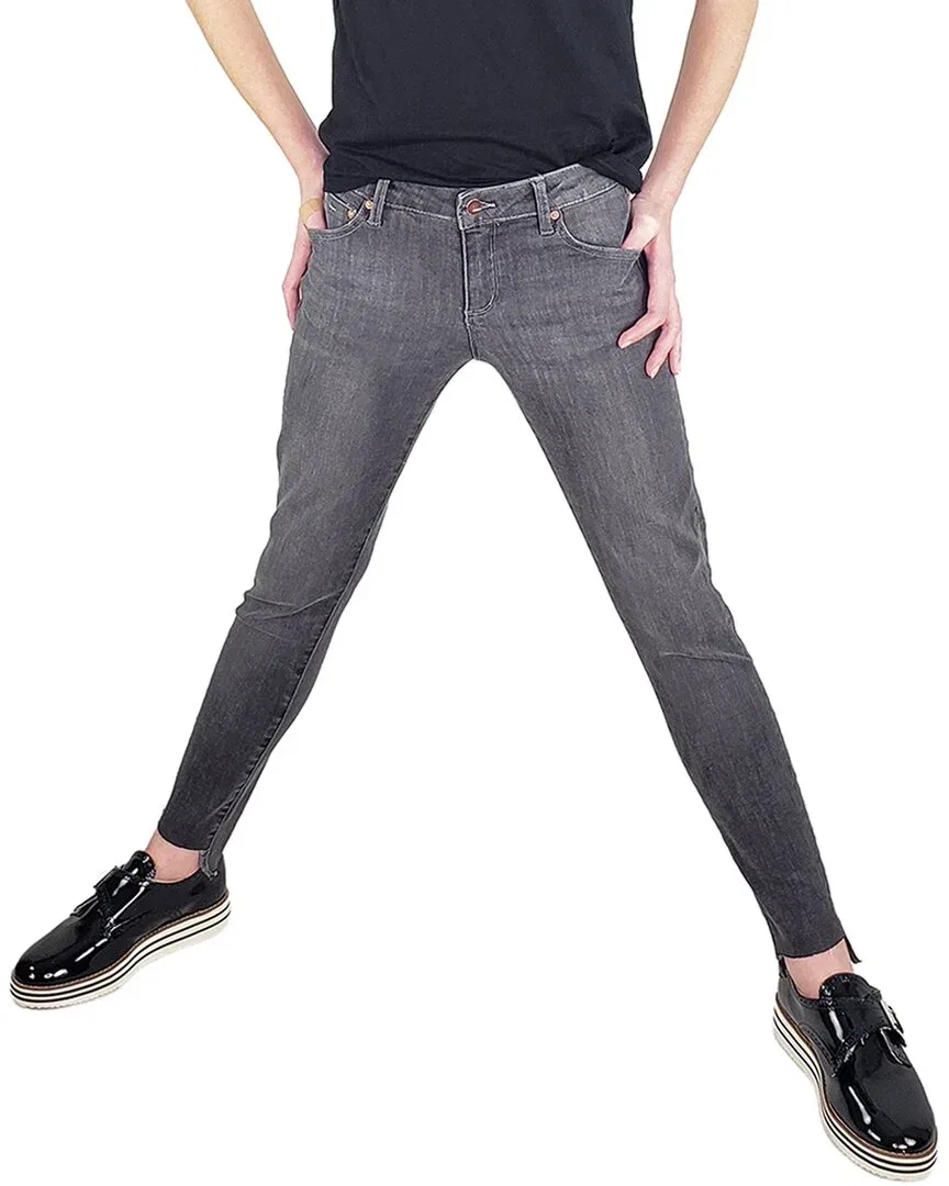 Детские узкие брюки с эффектом рваного низа Diane Step Hem Skinny Pant tractr, серый — фото 2