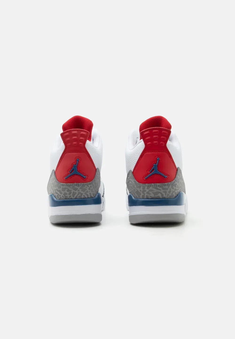 Son of Mars унисекс - высокие кроссовки Jordan, White/True Blue/Varsity Red/Light Smoke Grey/Smoke Grey — фото 3
