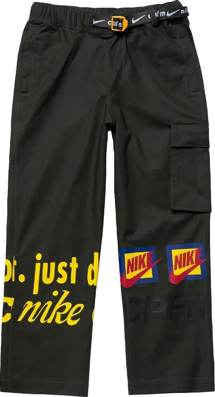 

Брюки Nike x Cactus Plant Flea Market Track Pants 'Olive', зеленый