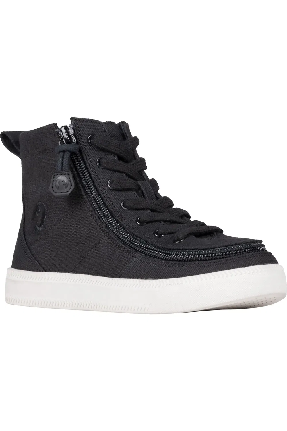 Кроссовки детские с застежкой-молнией Classic High Top BILLY Footwear, черно-белый