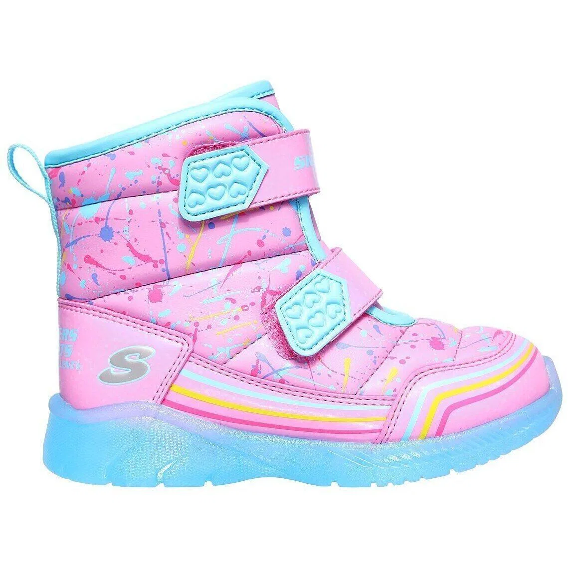 Детские ботинки Skechers Lights Illumi, Rosa — фото 3