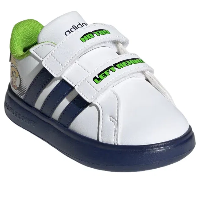 Детские кроссовки для малышей с принтом Toy Story Grand Court Adidas, белый — фото 3