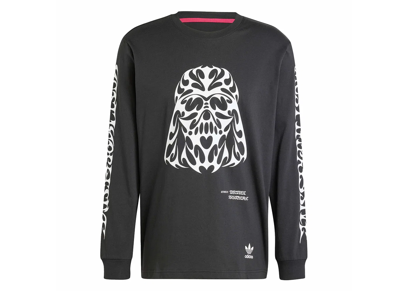 Мужская футболка с длинным рукавом Star Wars x Nanzuka Adidas, черный