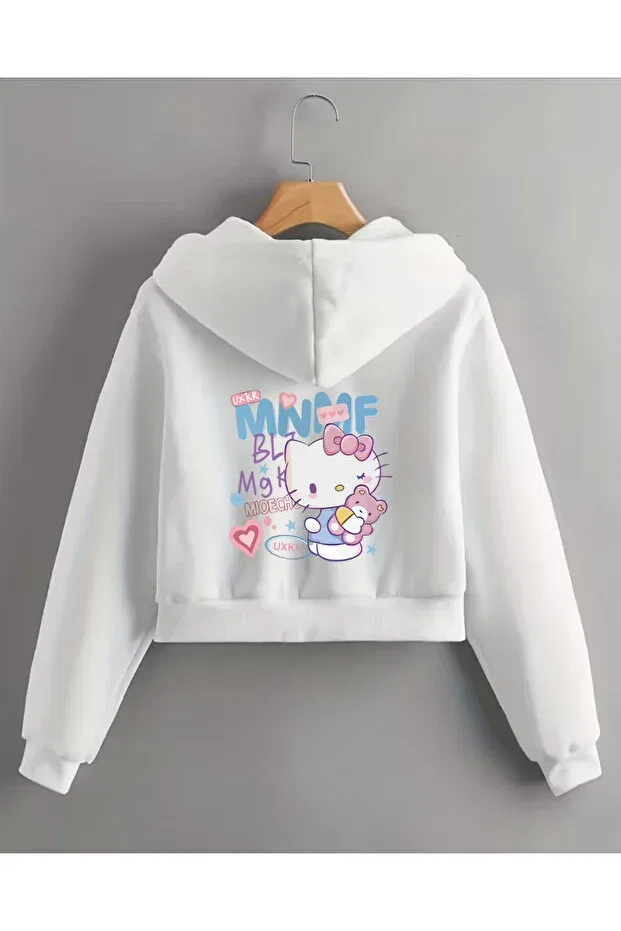 Куртка с принтом Hello Kitty для девочек Haha