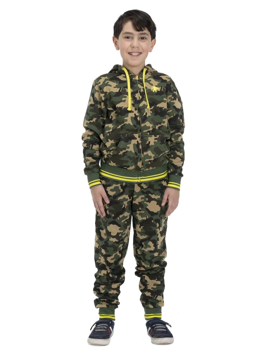 Детское худи с принтом Bold Camo Leone 1947 Apparel, Bunt — фото 2