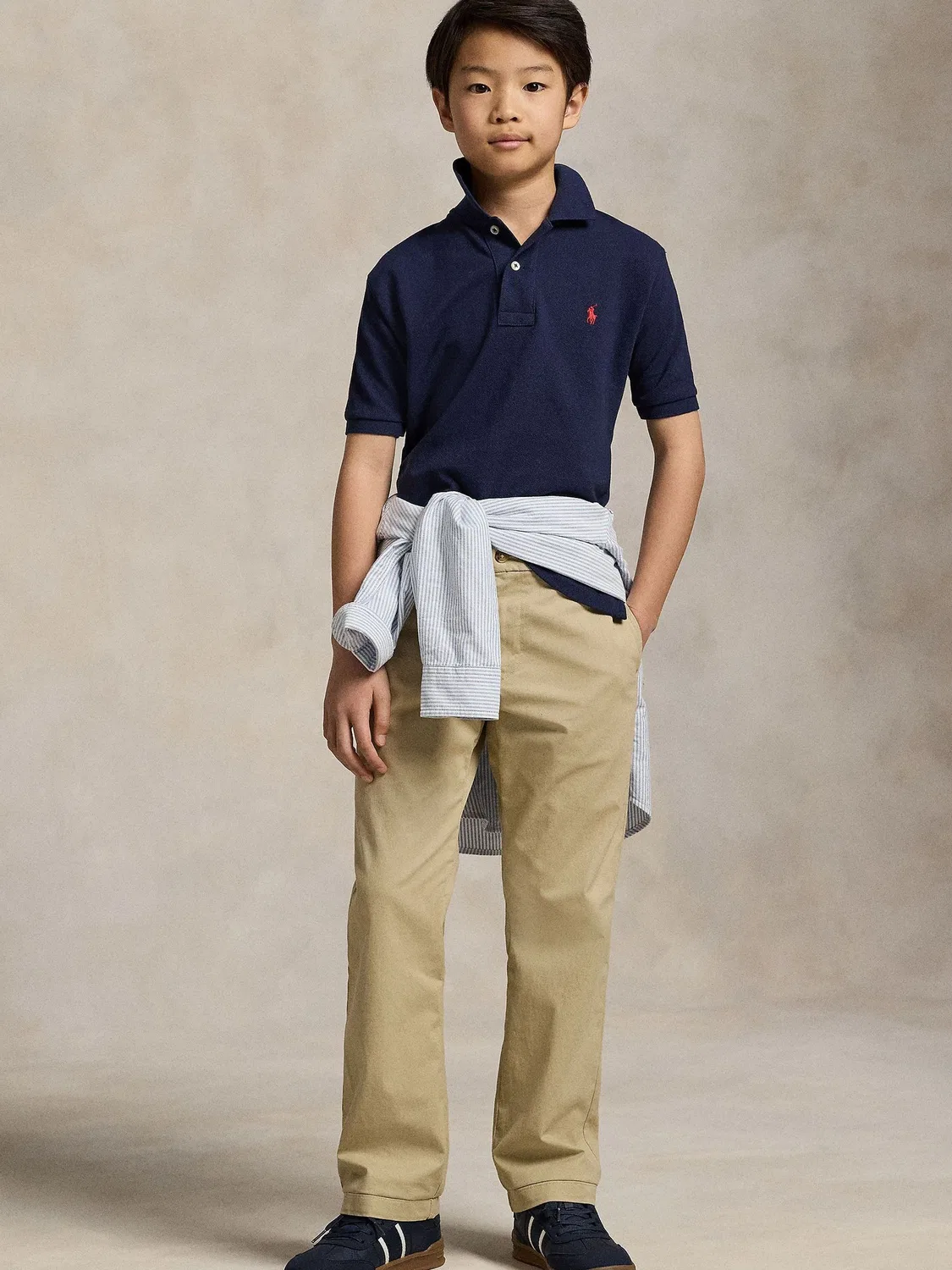 Поло из пике Polo Ralph Lauren, синий — фото 2