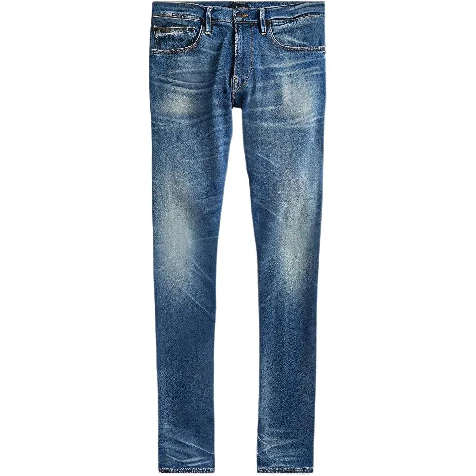 Мужские джинсы зауженные Distressed Jeans Polo Ralph Lauren, Blue