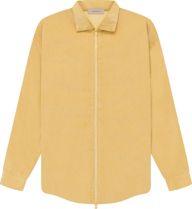 

Рубашка Fear of God Essentials Corduroy Shirt Jacket 'Light Tuscan', желтый