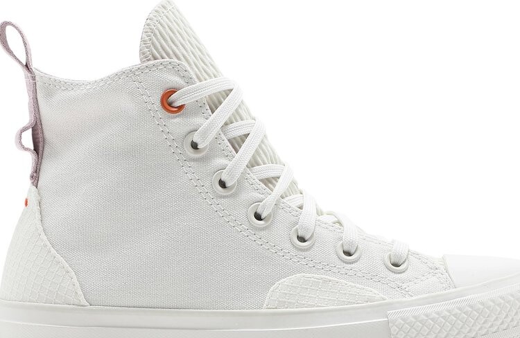 Кроссовки Converse Wmns Chuck Taylor All Star Platform High Future Utility - Vintage White, белый — фото 2