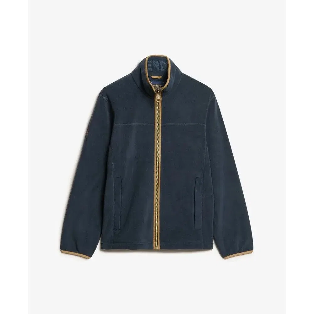 Мужское флисовое худи с молнией Superdry Estate, Blau