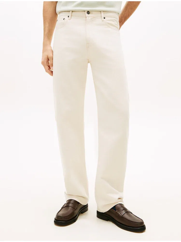 Джинсы Relaxed Reverse Fit TOMMY HILFIGER, Ivory — фото 3