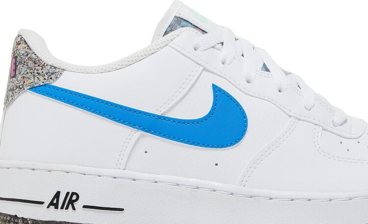 Кроссовки Nike Air Force 1 LV8 Next Nature Crater GS 'White Light Photo Blue', белый — фото 3