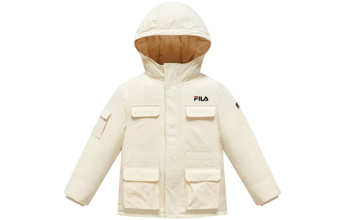 Детская куртка пуховик Antique-Inspired Style White FILA KIDS, Antique-Inspired Style White