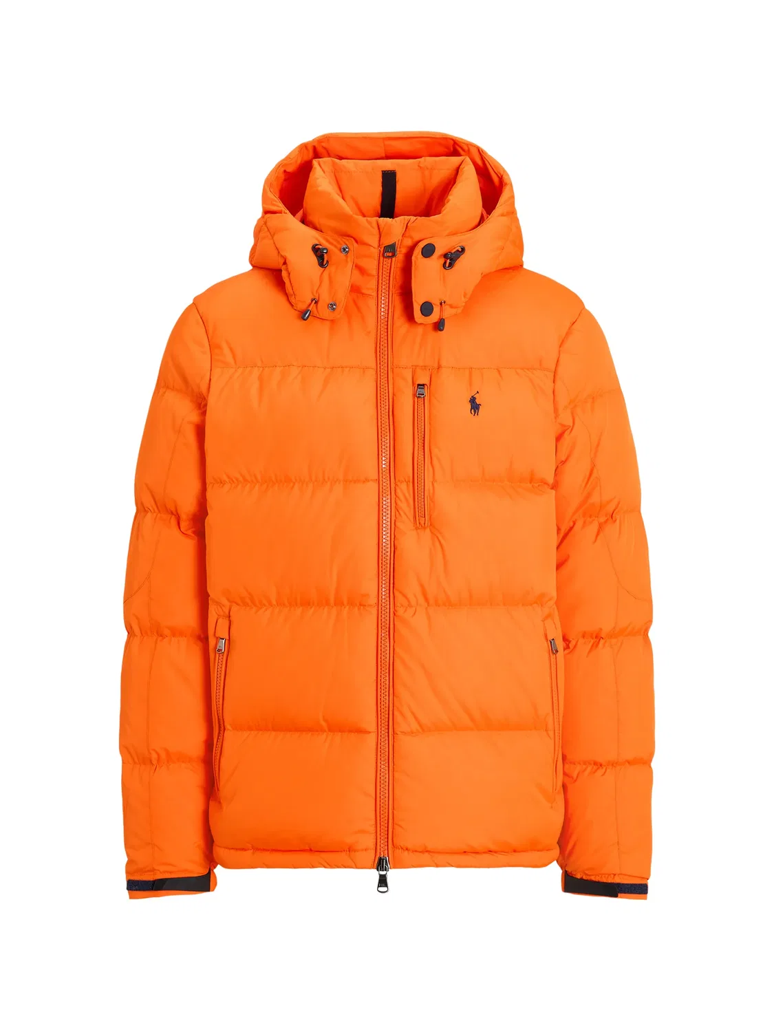 Polo Ralph Lauren Пуховик с капюшоном оранжевый