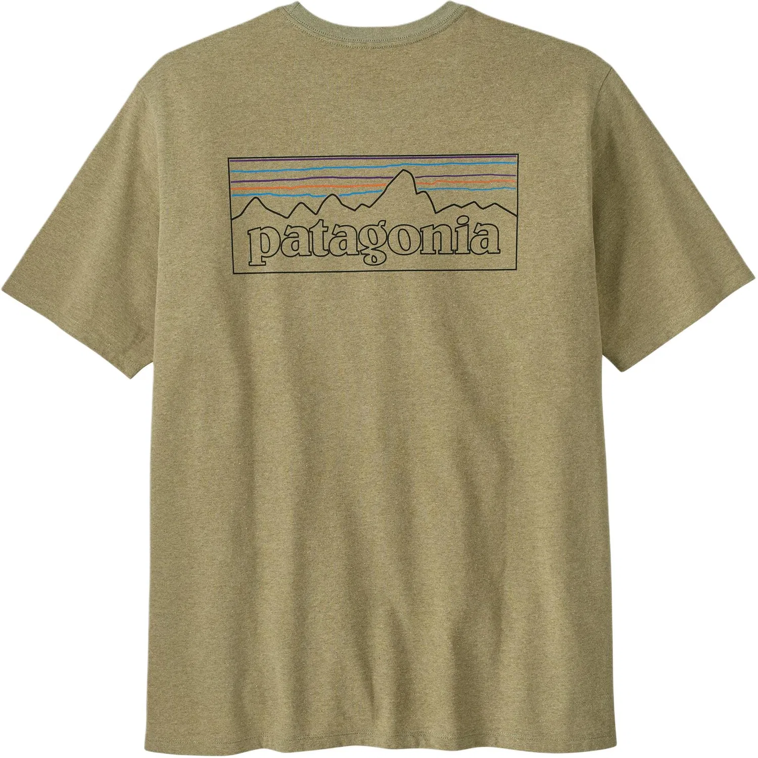Мужская футболка хлопковая Patagonia Responsibili Tee, Eucalyptus Green/POGM