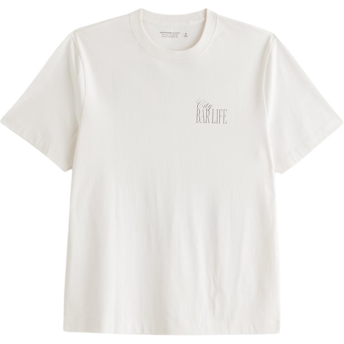 

Футболка мужская Abercrombie＆Fitch, кремовый, Бежевый, Футболка мужская Abercrombie＆Fitch, кремовый