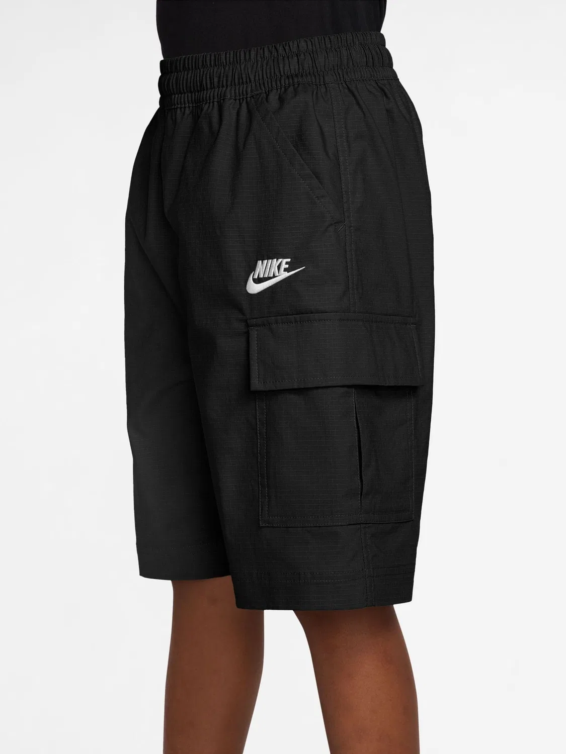 Шорты карго тканые Nike Sportswear Club, Black — фото 3