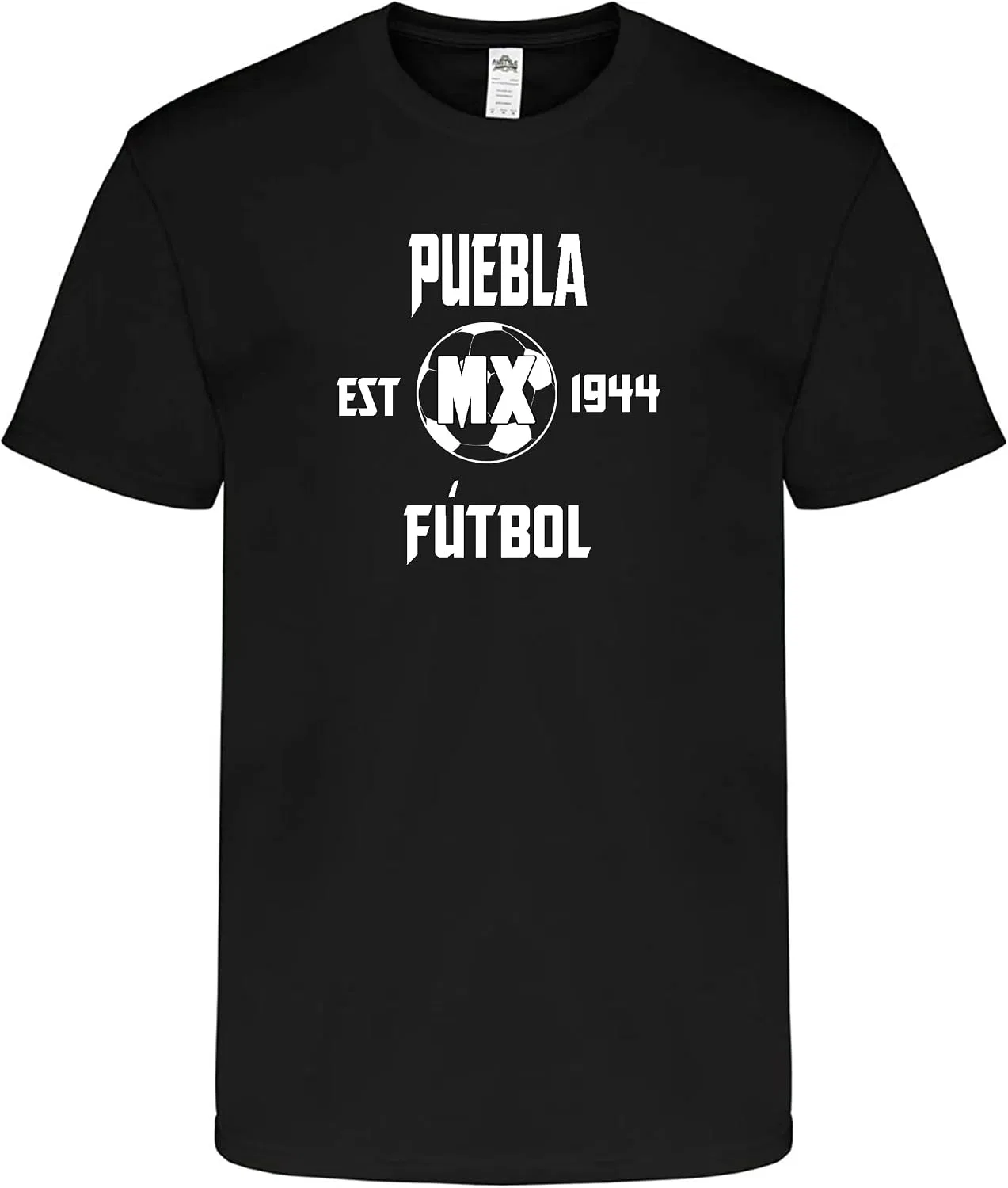 Мужская футболка с графическим принтом Puebla, Black