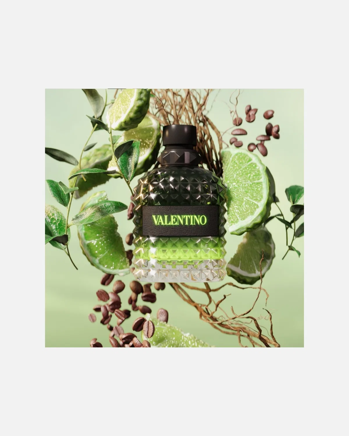 Туалетная вода Born in Roma Uomo Green Stravaganza Valentino, 50 Ml — фото 3