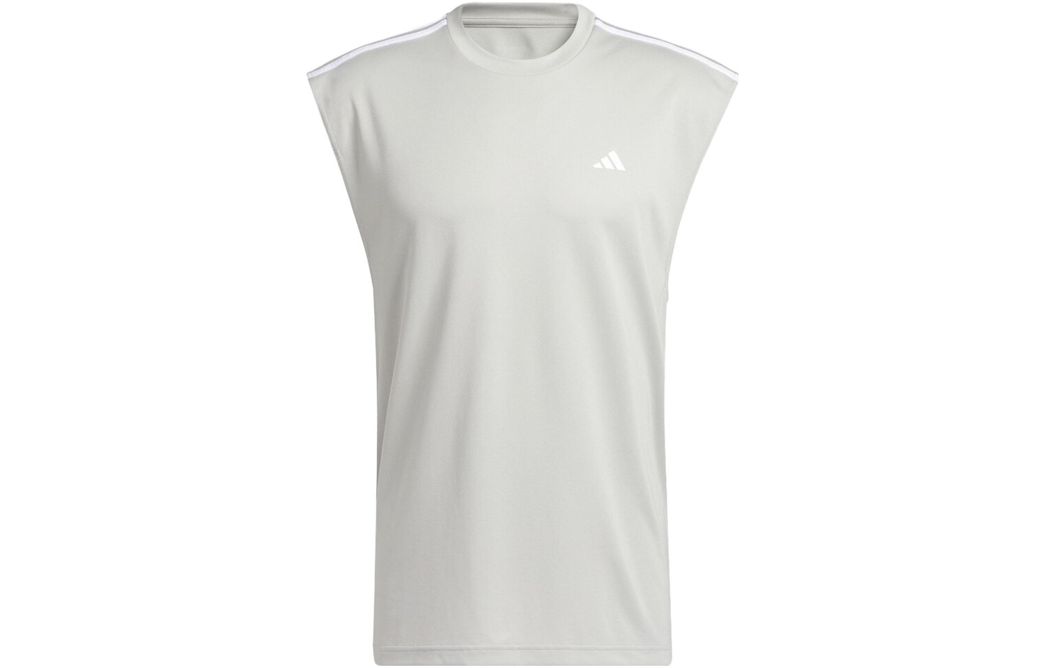 

Майка мужская металлик серый Adidas, серый