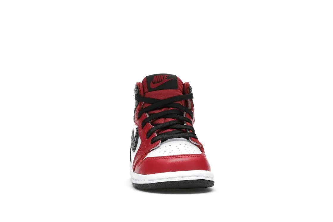 Детские кроссовки Lifestyle с принтом Jordan 1 Retro High Jordan, Gym Red/White-Black — фото 2