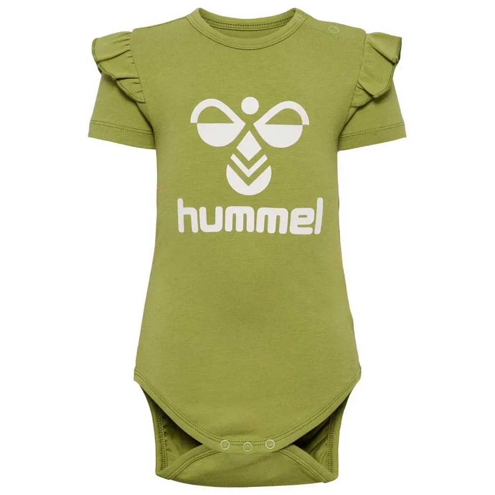 Боди с коротким рукавом Dream Ruffle Hummel, зеленый