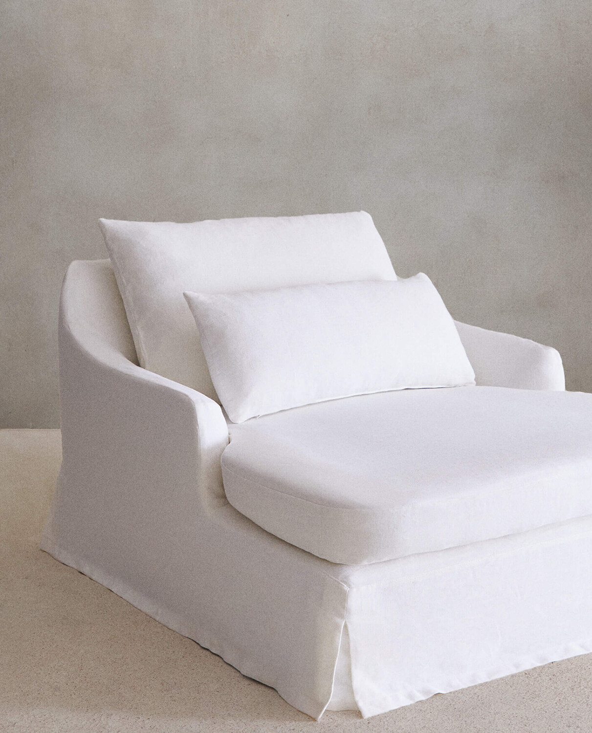 

Чехлы для кресла Zara Home by Vincent Van Duysen Loveseat 01 Linen, белый