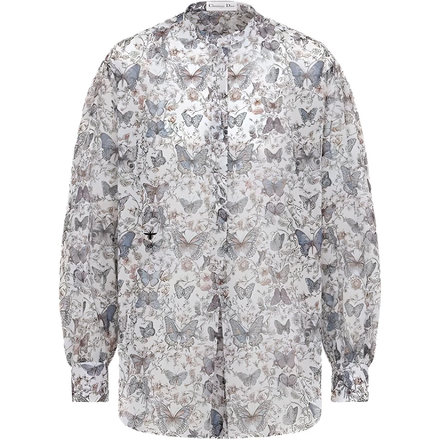 Рубашка с воротником-стойкой, DIOR, Multicolor