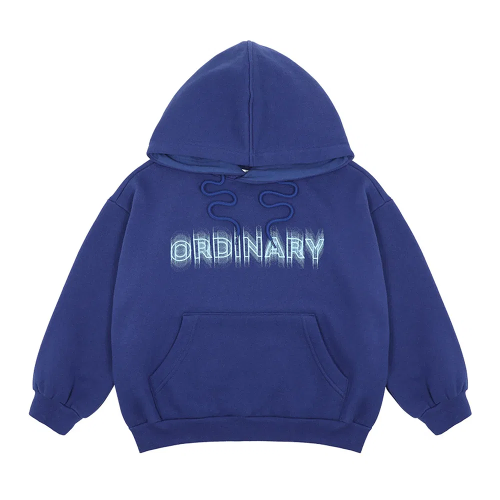 Детская худи для мальчиков с начесом Ordinary Crocky BERRYCLOSET, Blue