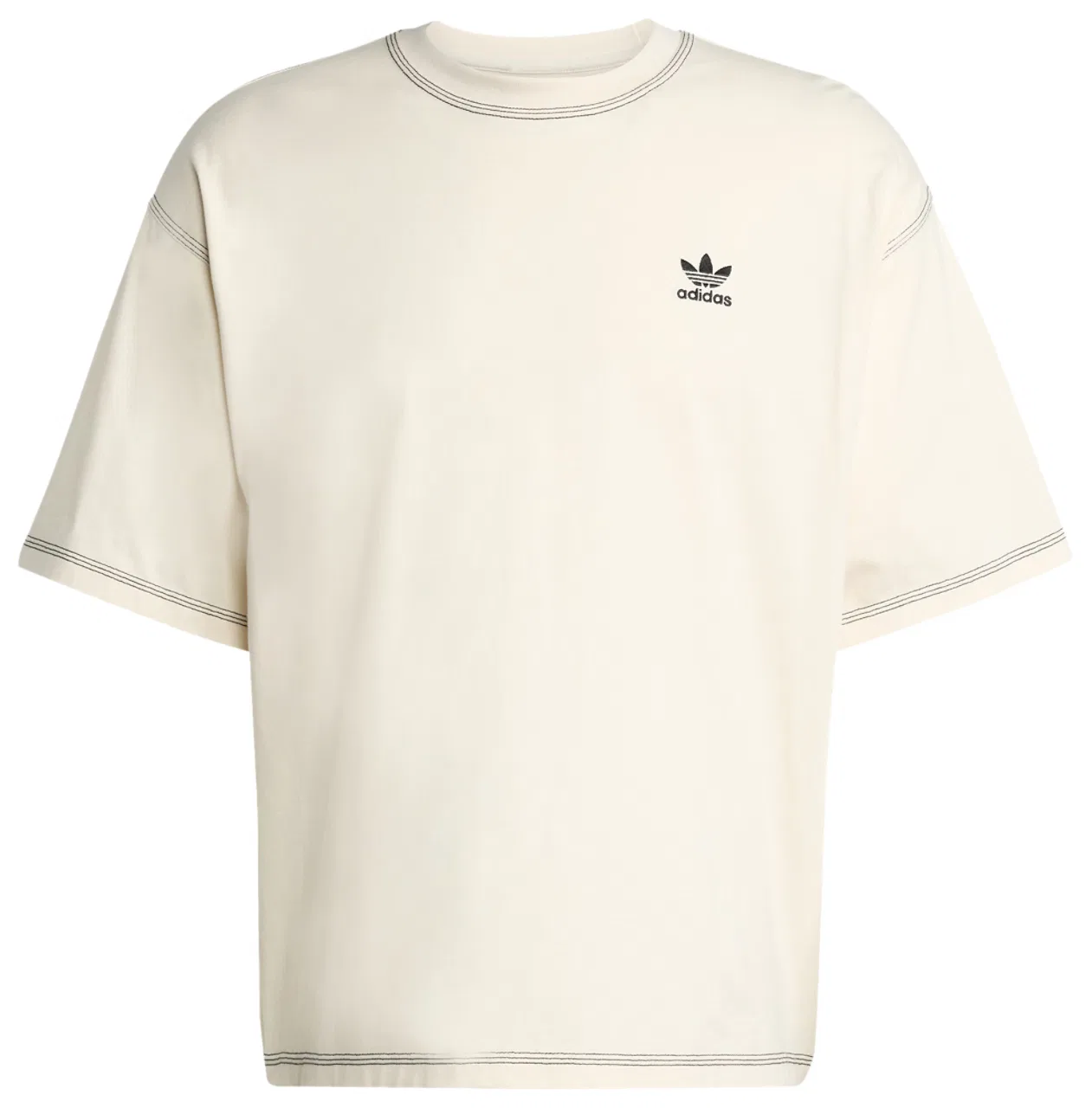 Футболка мужская Trefoil Essentials Adidas, цвет Wonder White — фото 3
