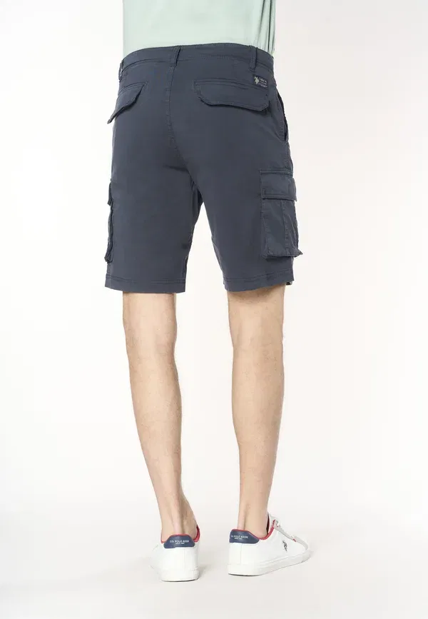 Шорты хлопковые U.S. Polo Assn., Blu, синий — фото 3