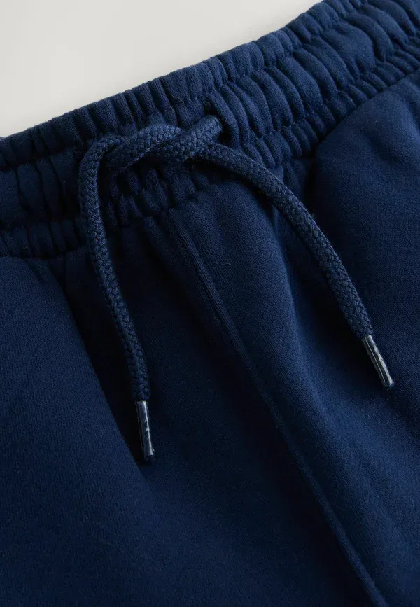 Шорты из хлопка и полиэстера Shorts fit - side stripe Next, темно-синий — фото 2
