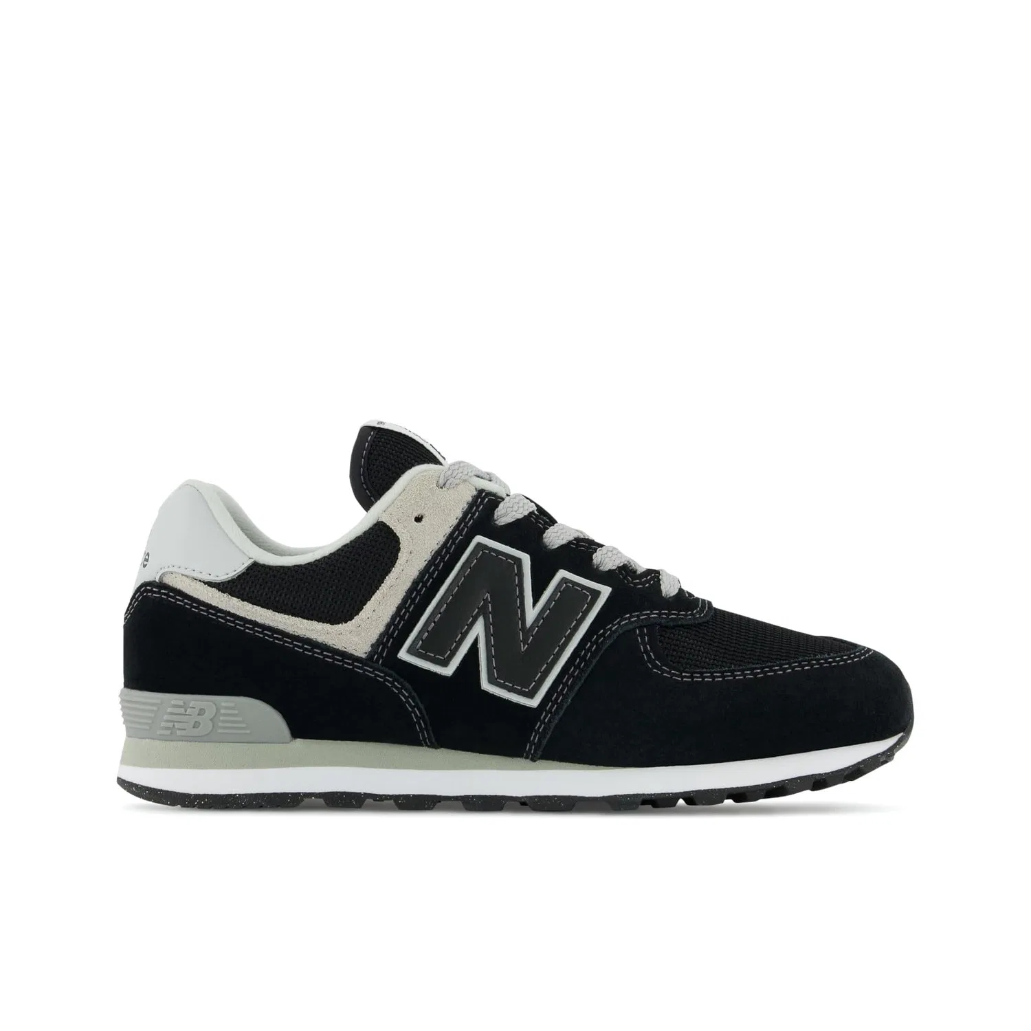 Детские кроссовки для девочек замшевые New Balance 574 Heritage Vintage Pack, Black Black Evb 02 — фото 2