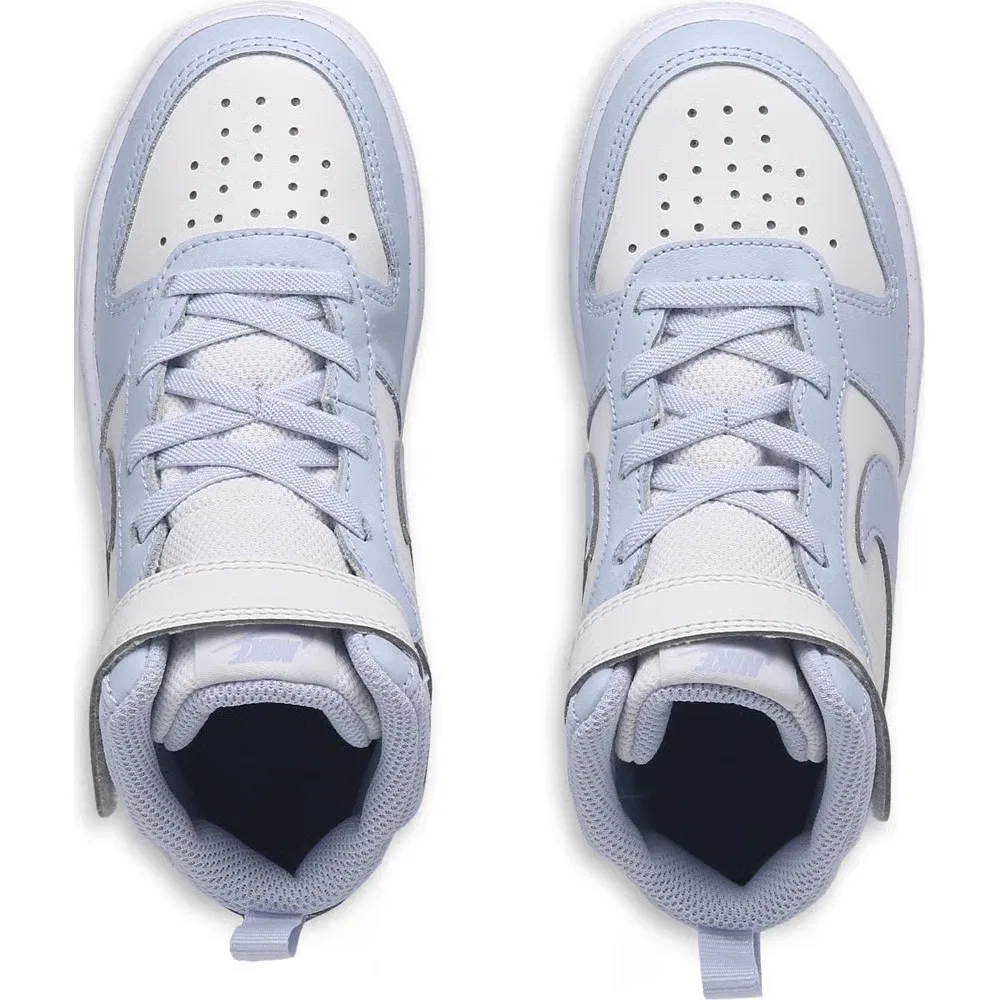 Детские высокие кроссовки Court Borough Mid 2 Nike, Lavender/White — фото 4